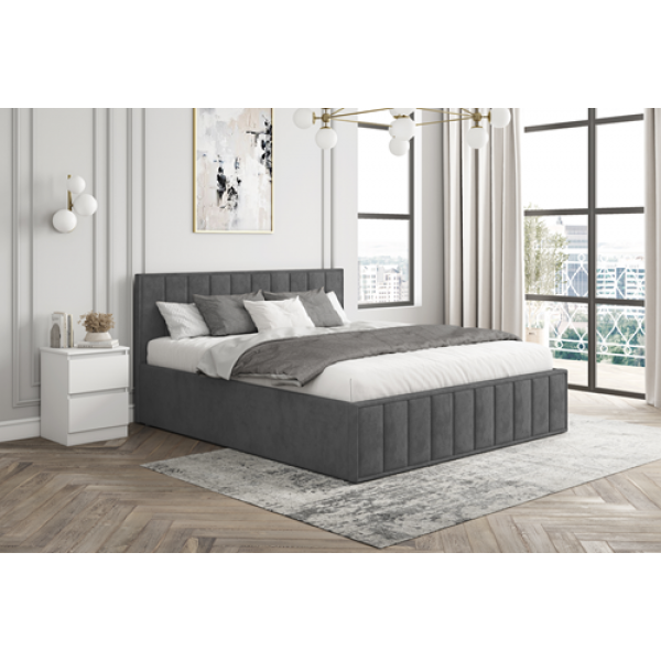 Мягкая кровать с подъёмным механизмом Лана 1.4-1.8 м. (ДСВ-Мебель) в ЛНР, Луганске